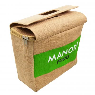 Jute cooler bag